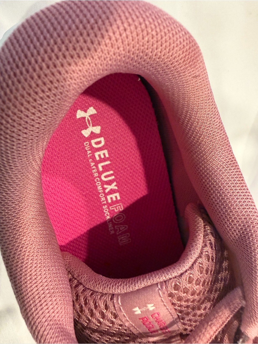 Under Armour Women’s Rose Dust Athletic Sneakers - Picture 6 of 8